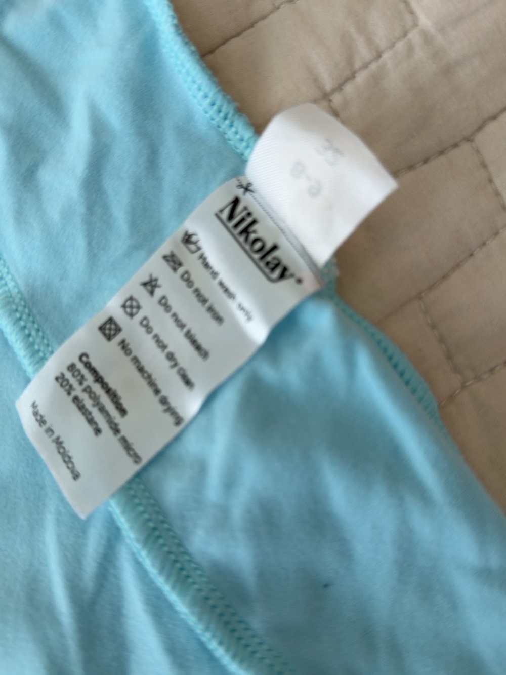 Nikolay Girls Light Blue Ballet Leotard Size 8–9 - Picture 6 of 6